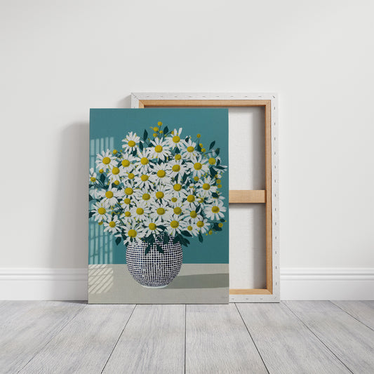 Daisies Dance In Morning Light