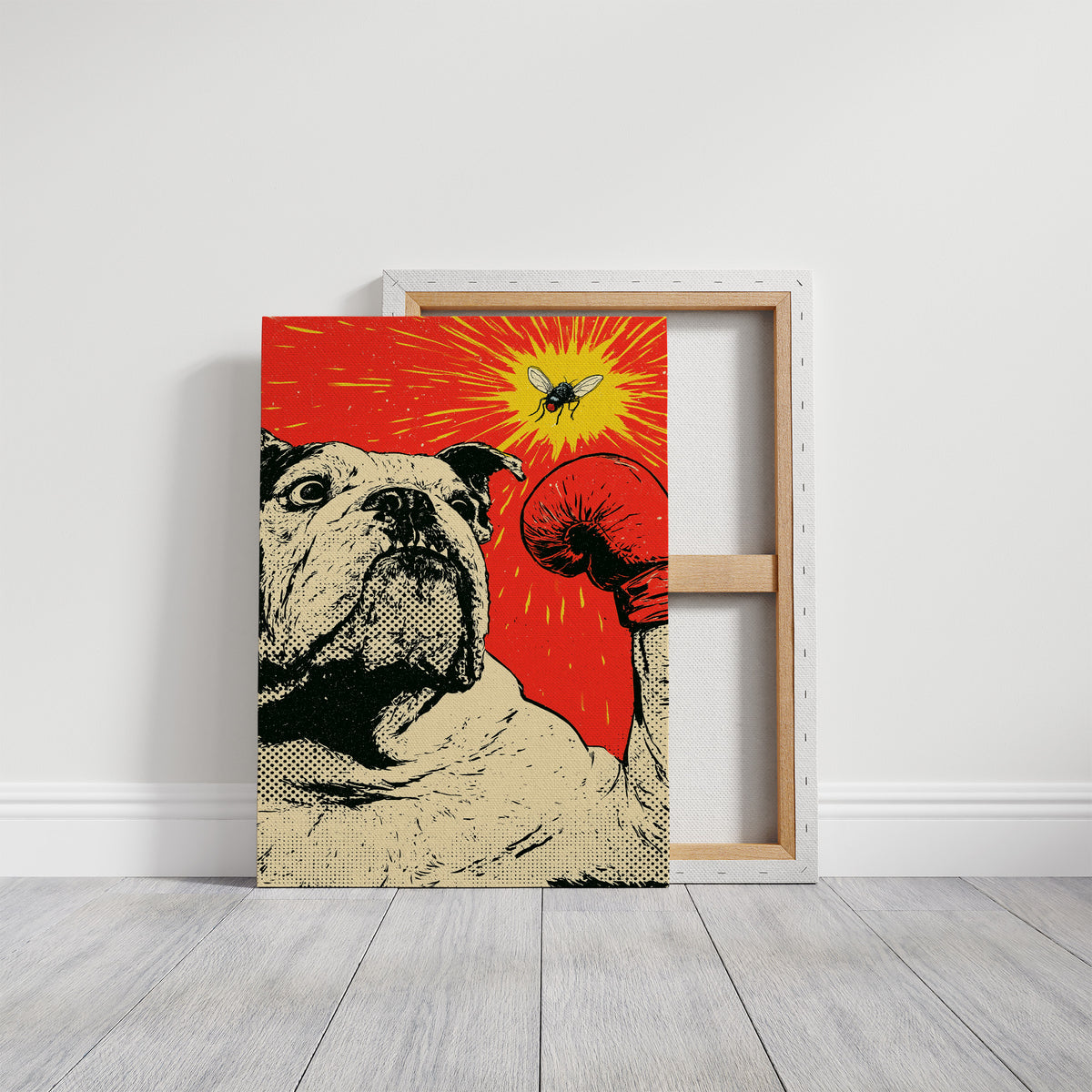 Bulldog Versus Fly Standoff