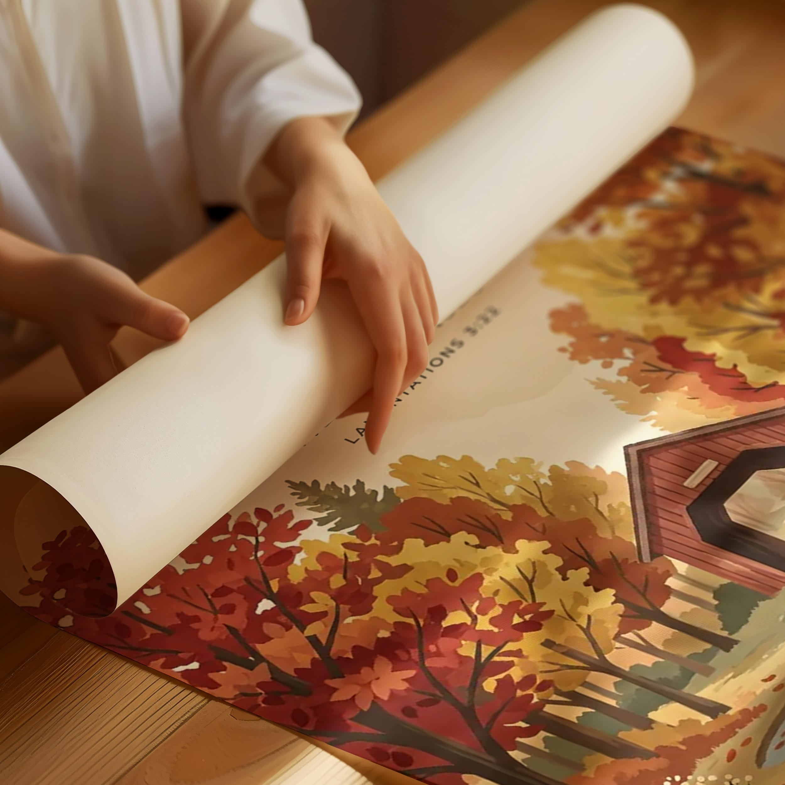 The Steadfast Love of the Lord: Covered Bridge Autumn Stream