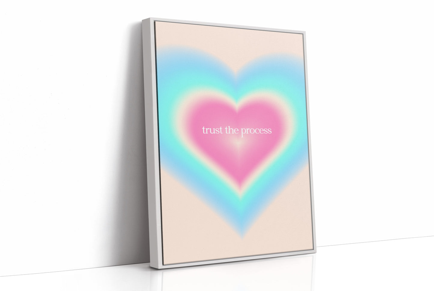 Trust The Process Heart Glow