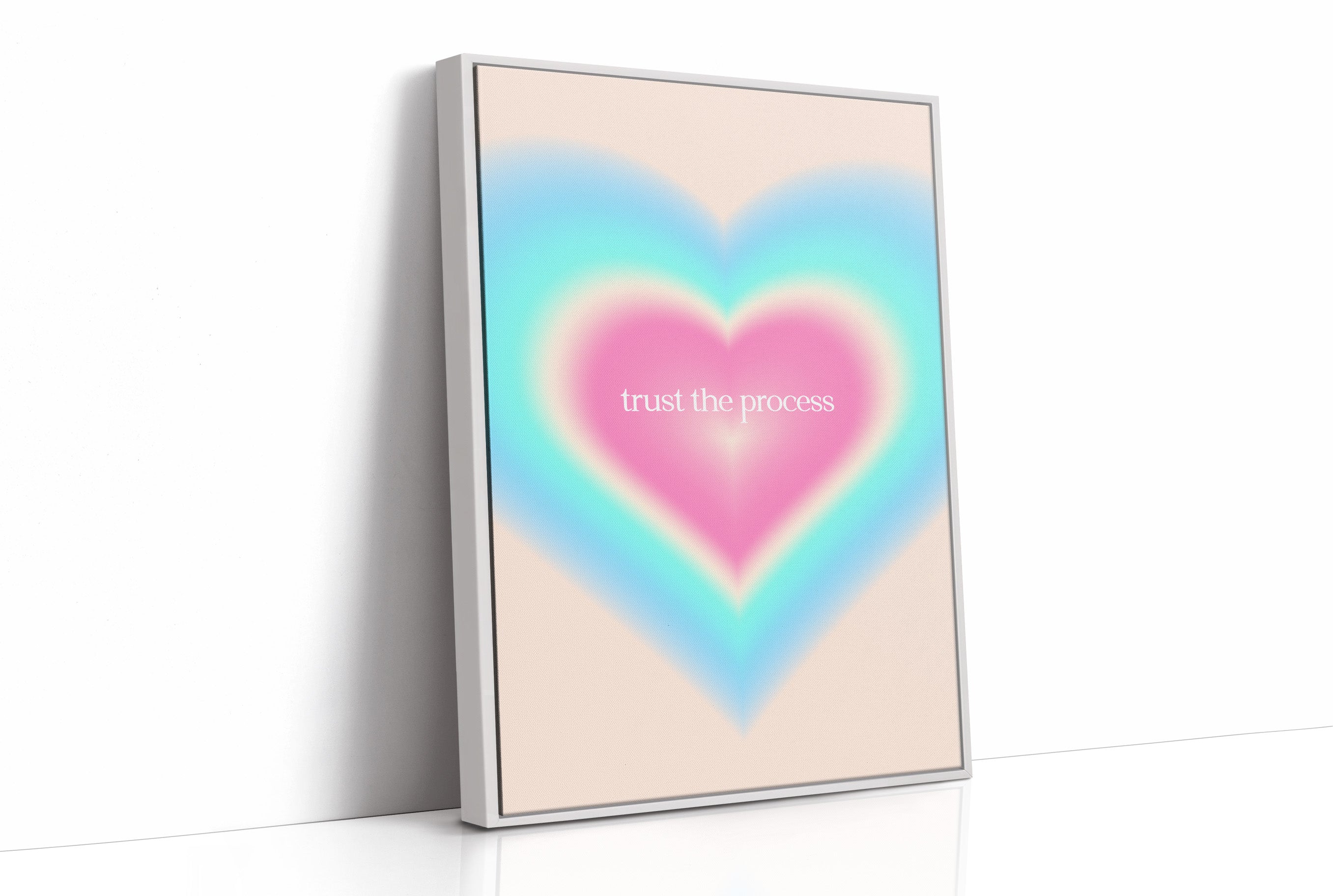 Trust The Process Heart Glow