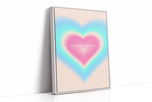 Trust The Process Heart Glow