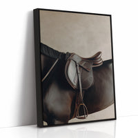 Polished Leather Waits For Morning Ride
