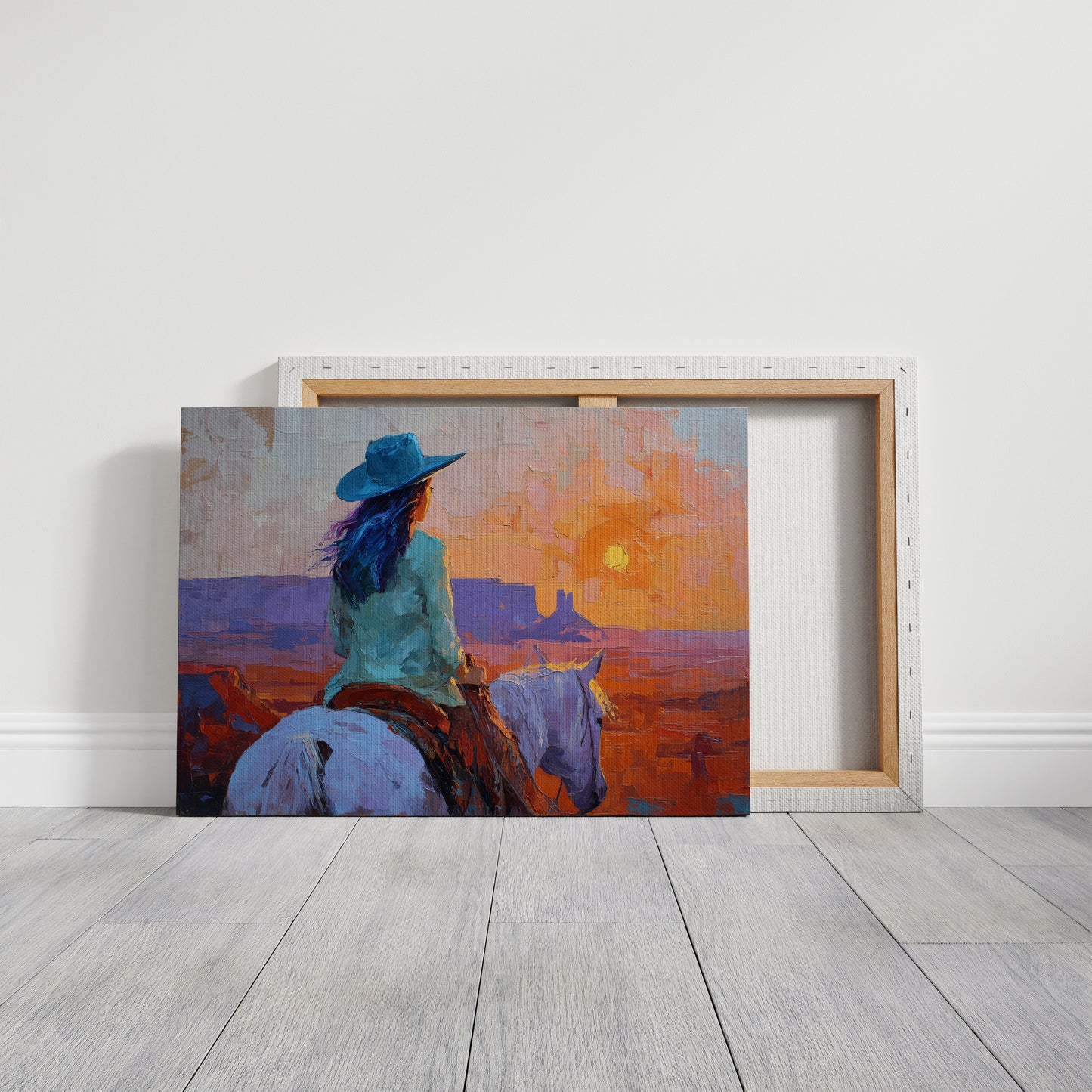 Wild Horses Chase Desert Sunsets