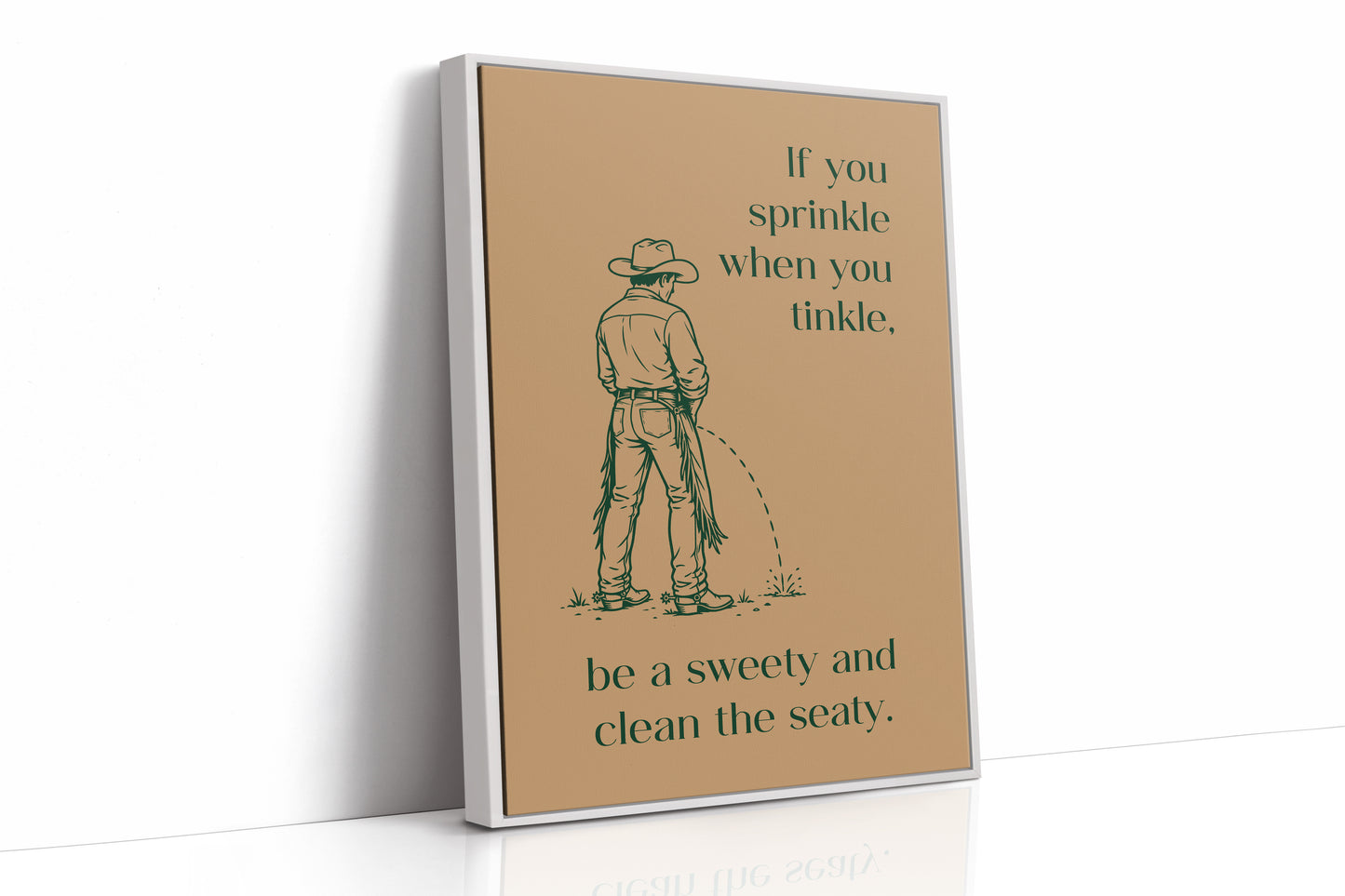 Sprinkle, Tinkle, Clean the Seaty Cowboy