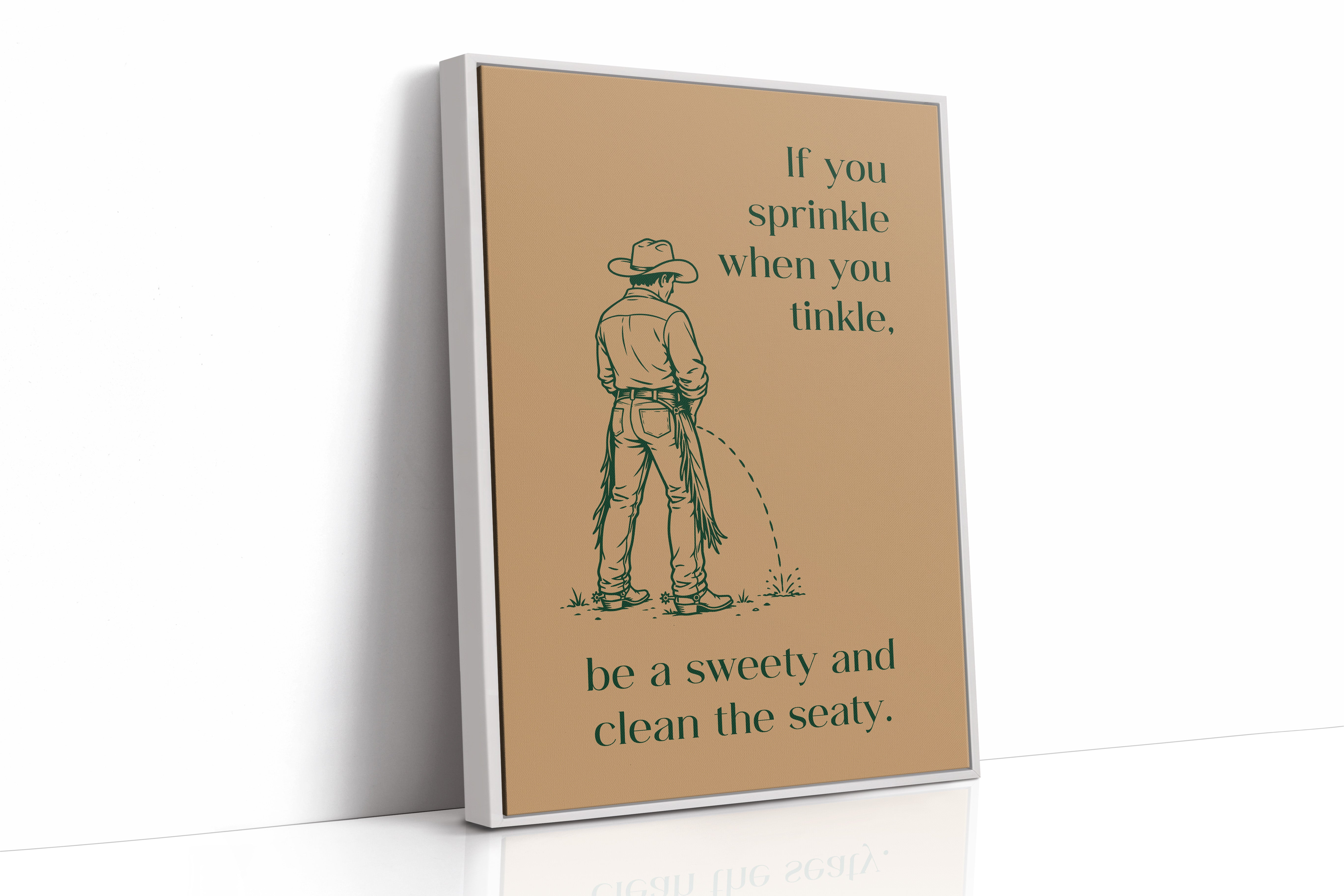Sprinkle, Tinkle, Clean the Seaty Cowboy