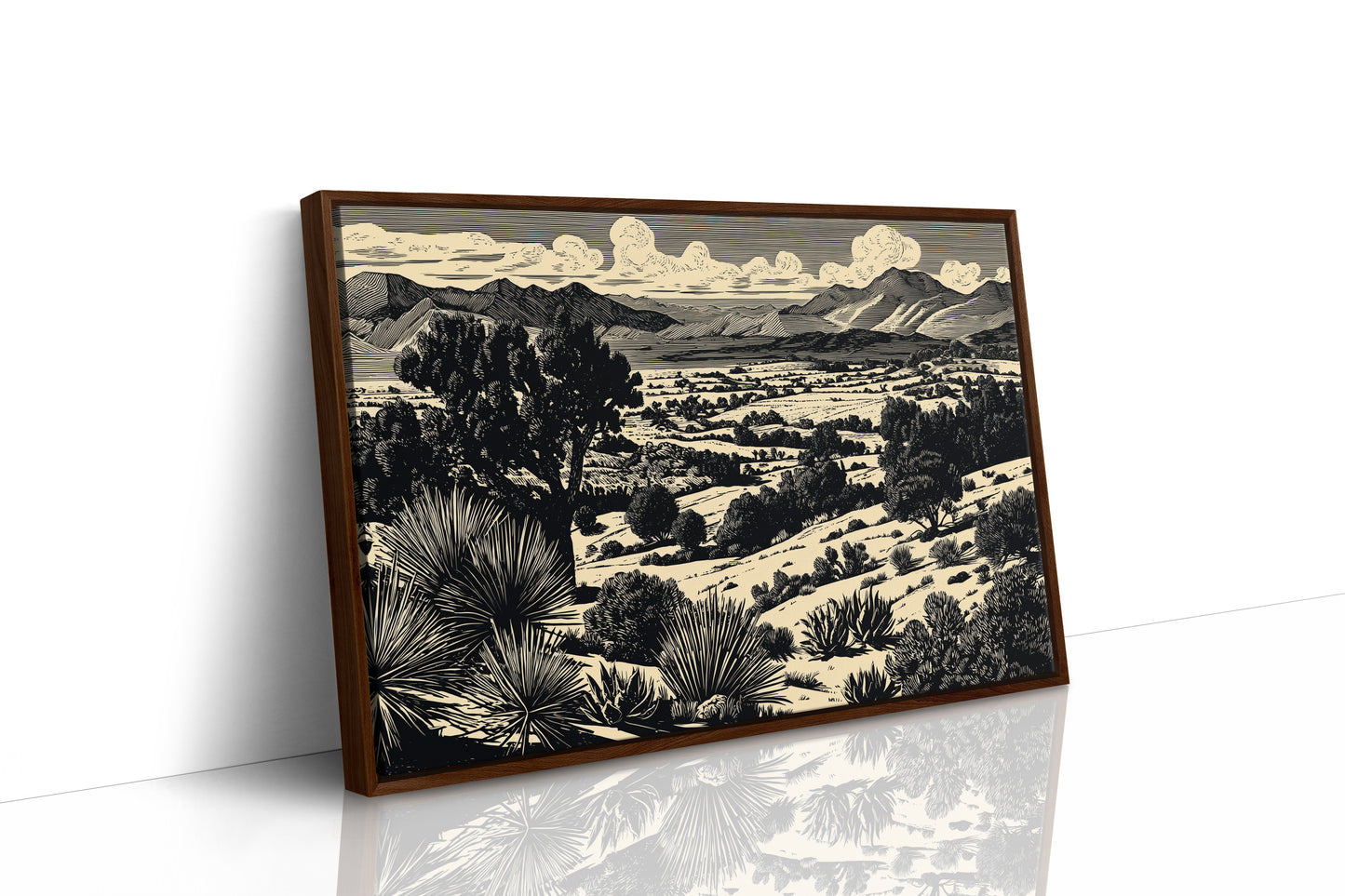 Desert Plains Dance With Mountains