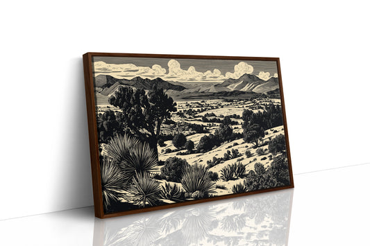 Desert Plains Dance With Mountains