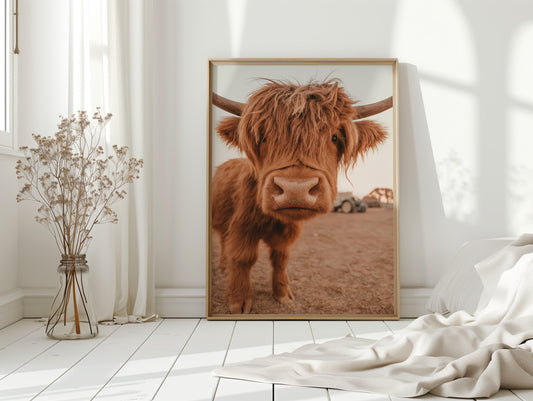 Sweet Stare from the Highland Pasture