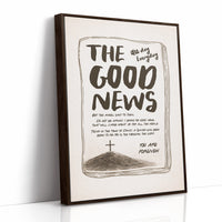 Divine Message in Rustic Typography
