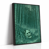 Oni Skull in the Bamboo Grove