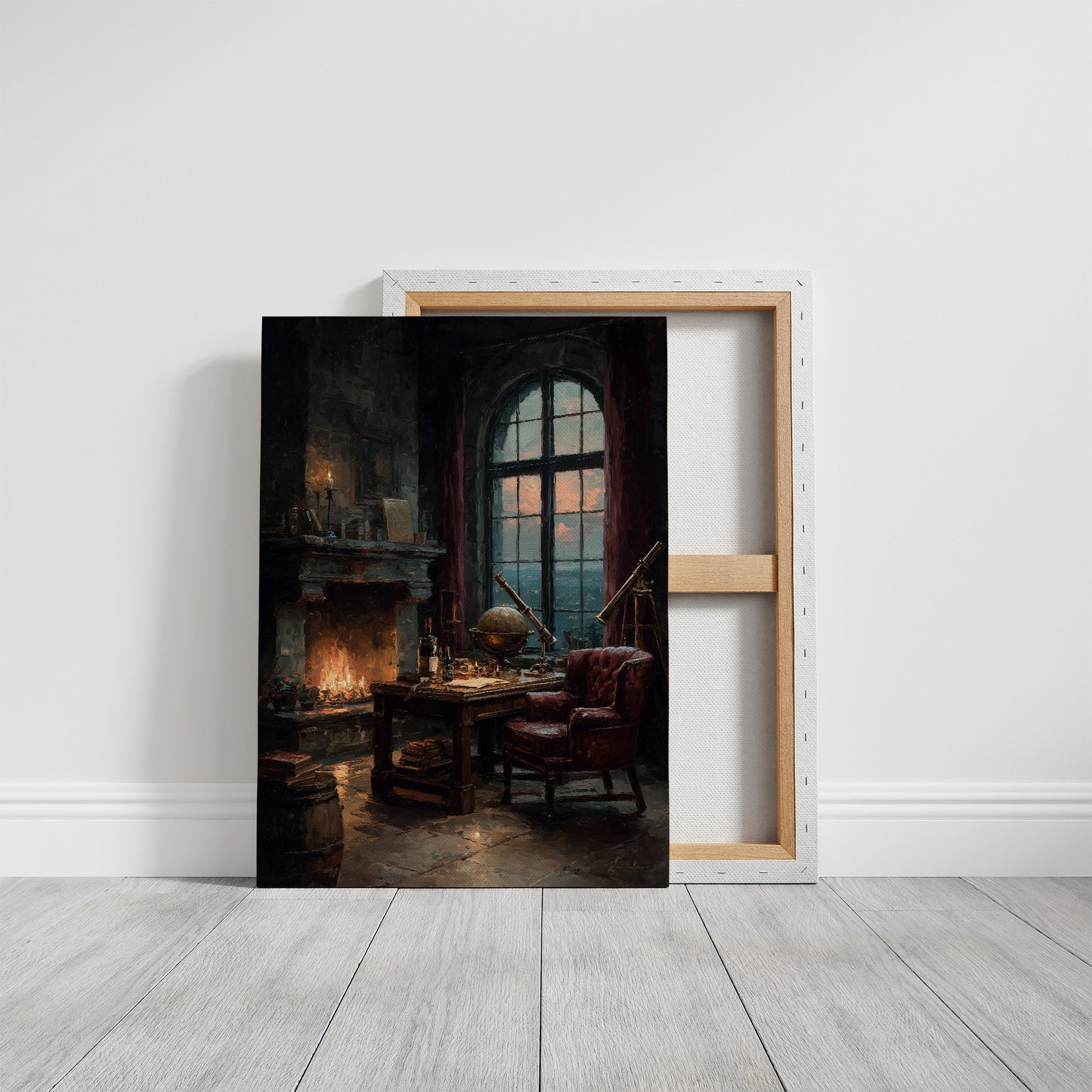 The Astronomer's Study at Dusk
