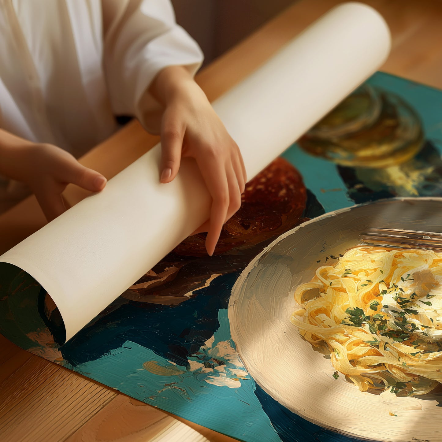 Burrata Pasta by the Blooms