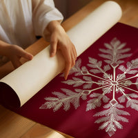 Silver Frost Dances On Crimson