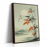 Bamboo Leaves Chase Morning Birds