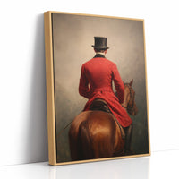 Rider in Scarlet Silence