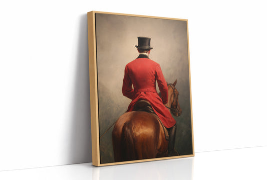 Rider in Scarlet Silence
