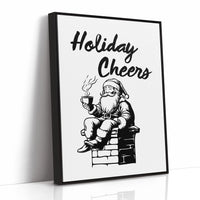 Santa Sips His Midnight Coffee Break