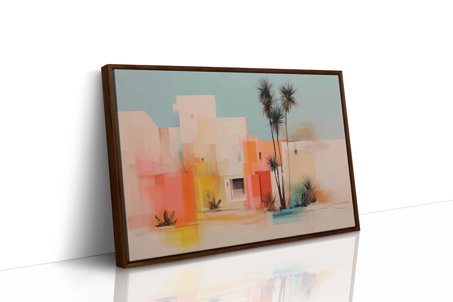 Palm Trees Dance Through Coral Cities