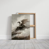 Perched Between Mist And Stone