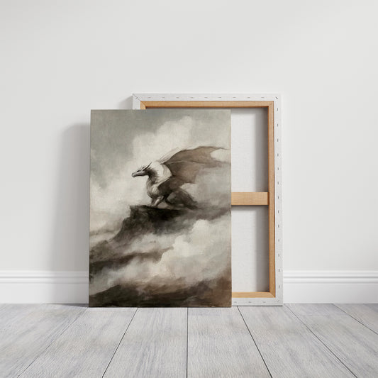 Perched Between Mist And Stone