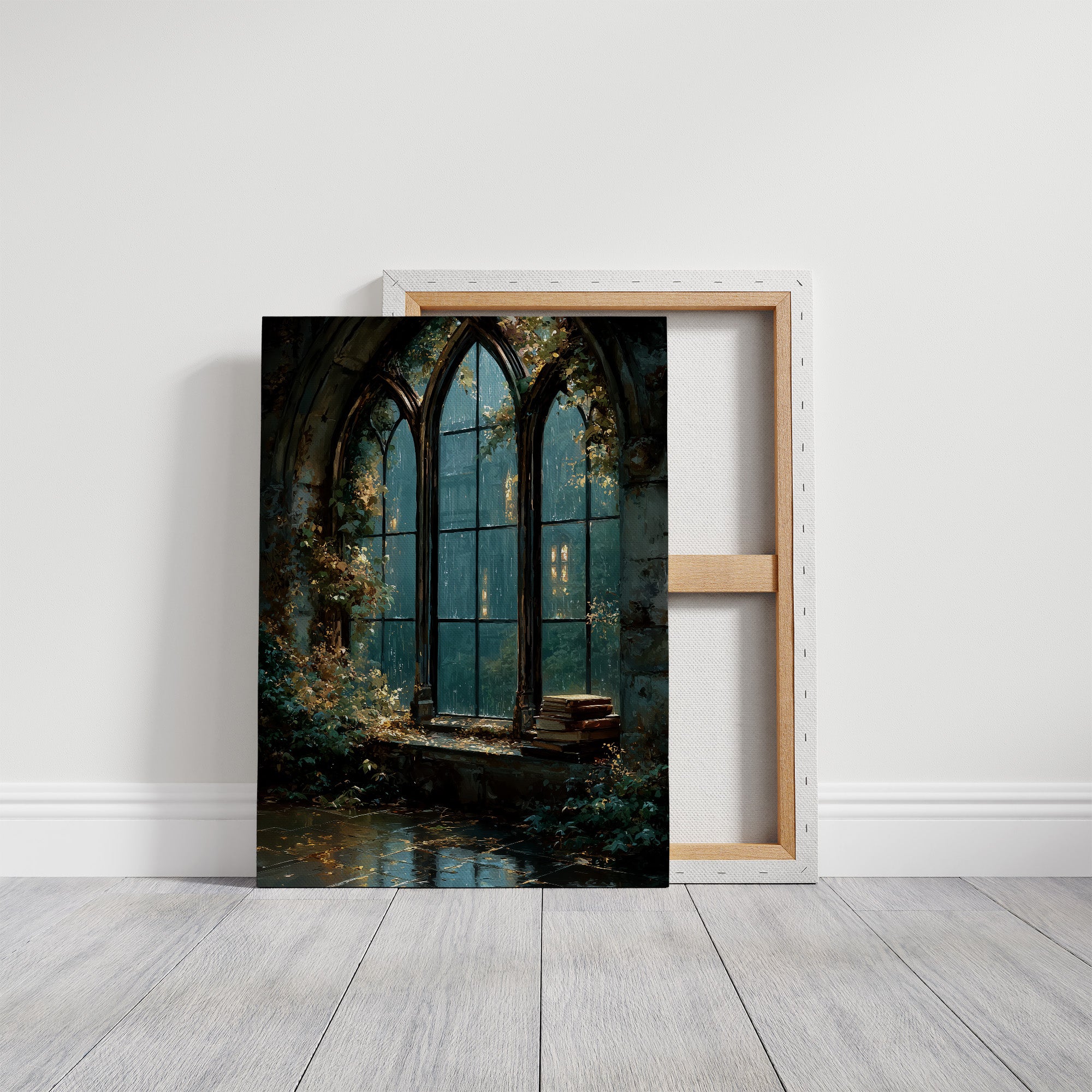 Rain on the Cloister Glass