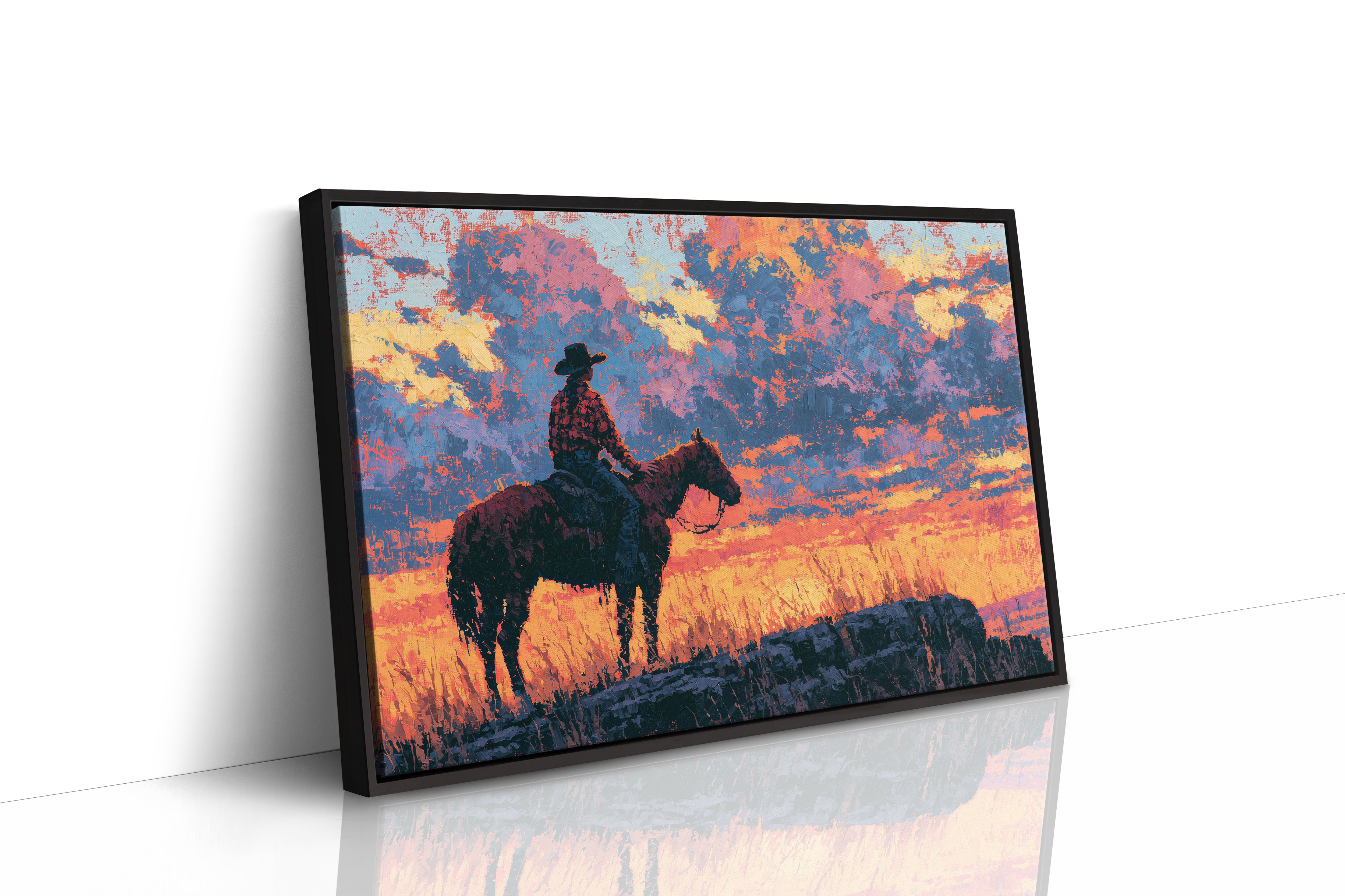 Rider on the Rimrock, Sundown