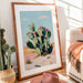 Cacti Bloom in Desert Light
