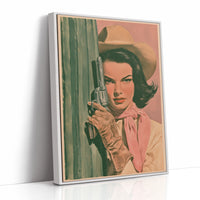 The Draw: Vintage Cowgirl Close-Up