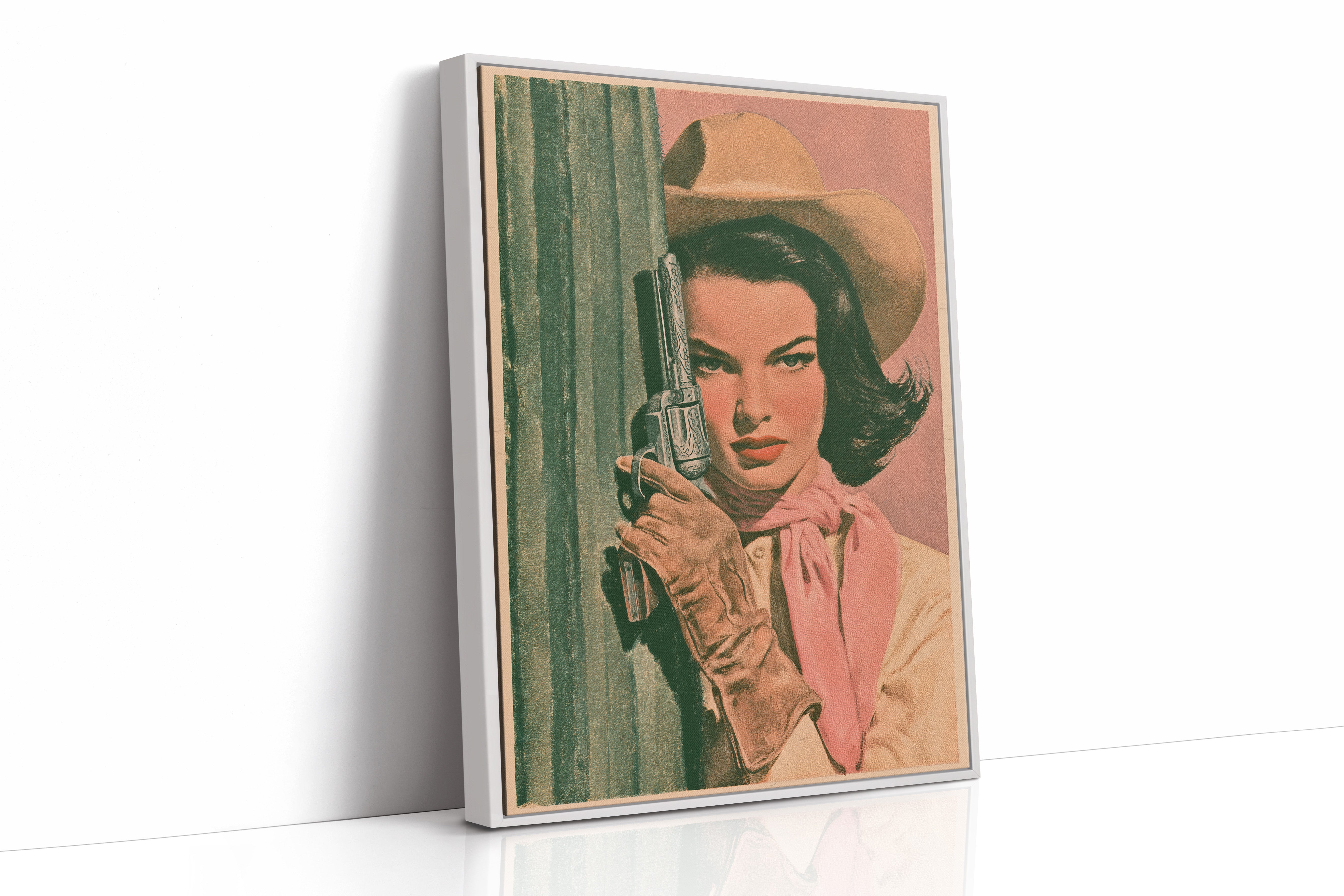 The Draw: Vintage Cowgirl Close-Up
