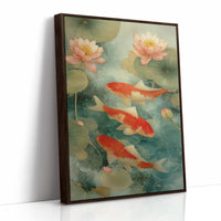 Coral Fish Dance Above City Windows