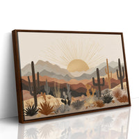 Saguaros Dance At Dawn's First Light