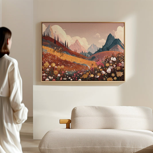 Alpine Meadows Bloom In Gold