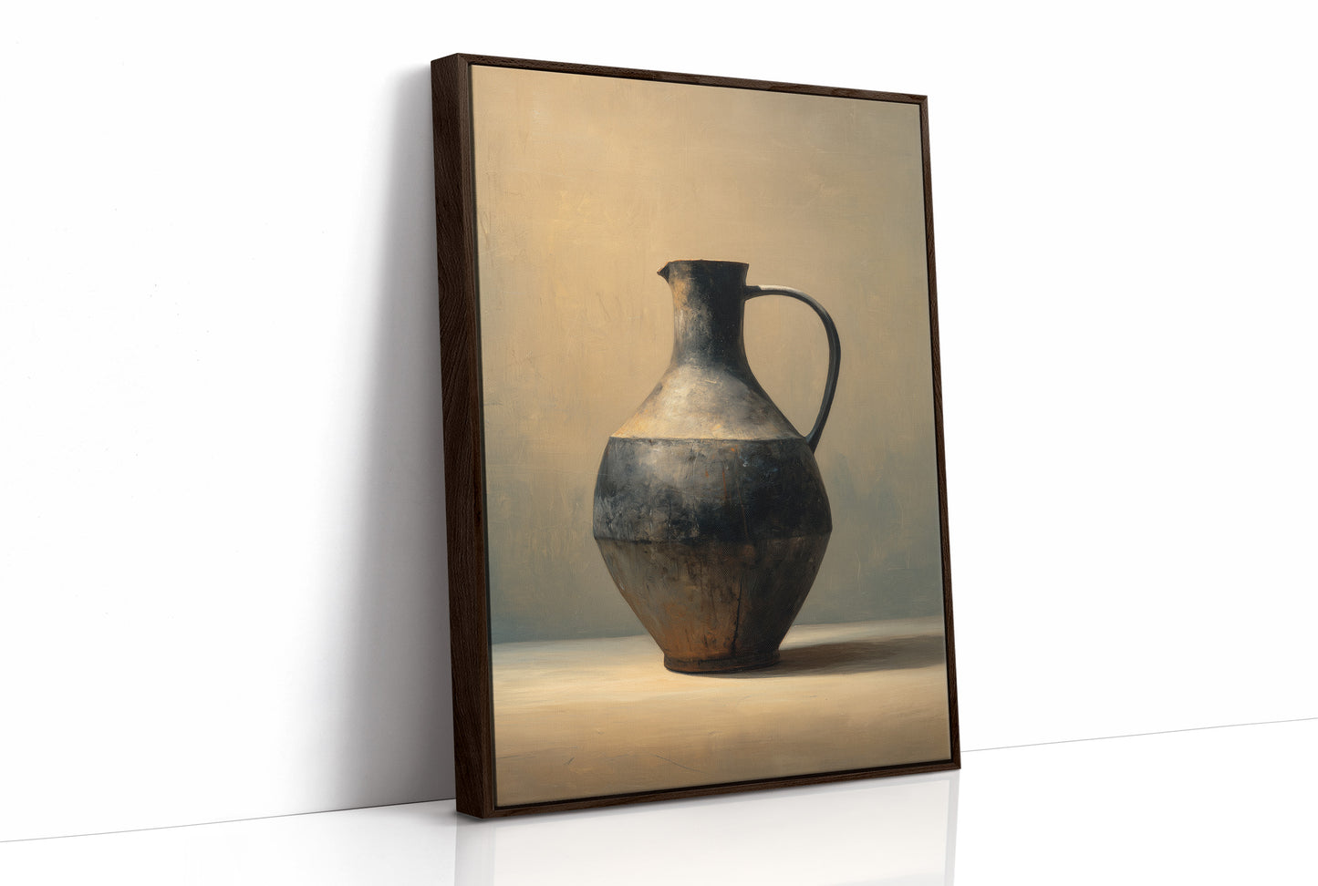 Ancient Vessel Rests In Golden Light