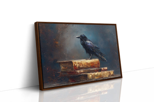 Raven's Perch Among Forgotten Tomes