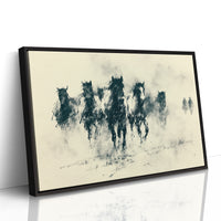 Herd Emerging From the Dust