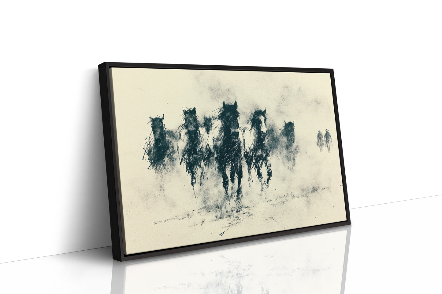 Herd Emerging From the Dust