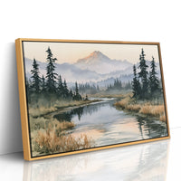 River's Path to Distant Peaks