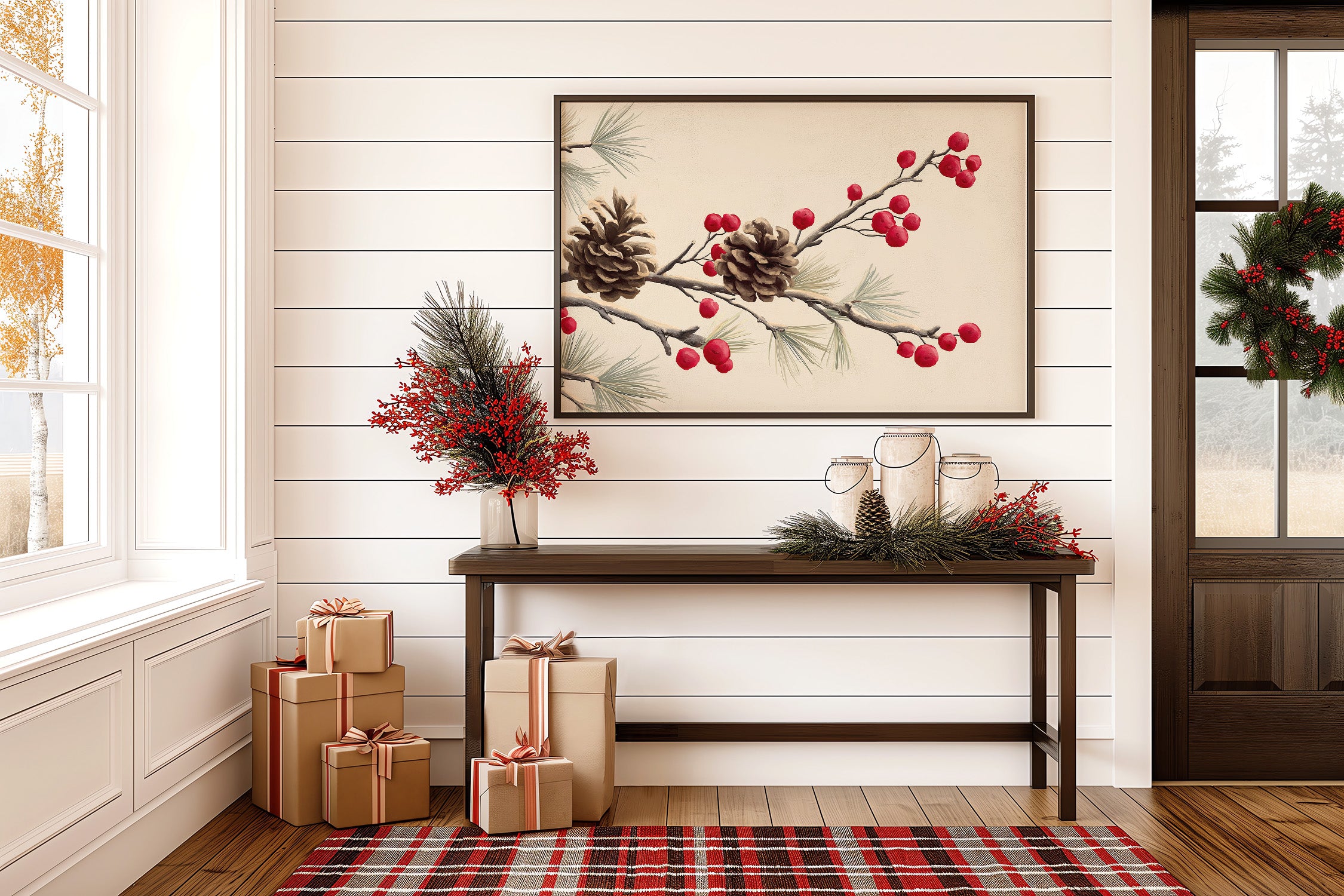 Winter Berries Paint December's Story