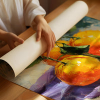 Three Oranges on a Lavender Day