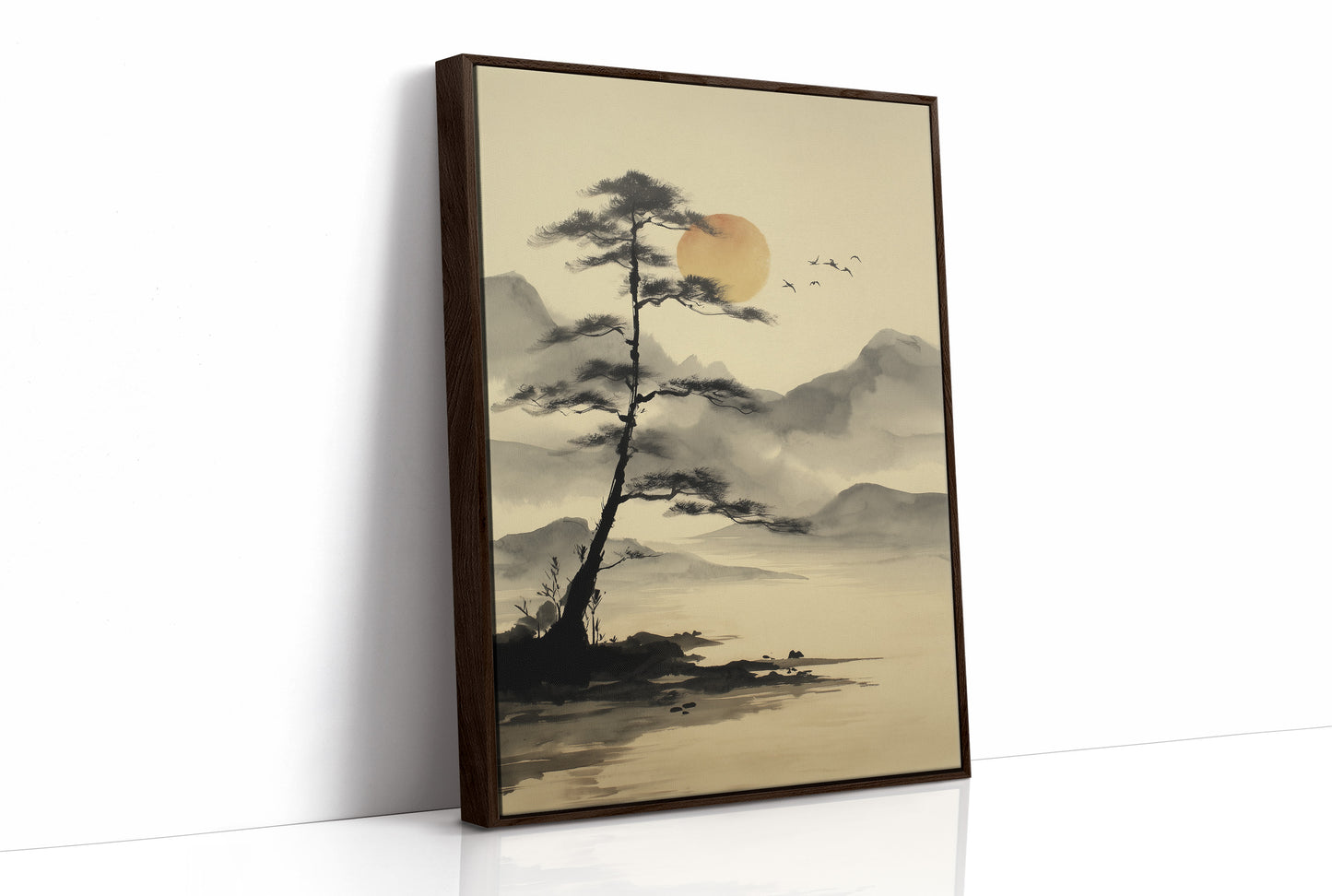 Solitary Pine Greets Rising Sun