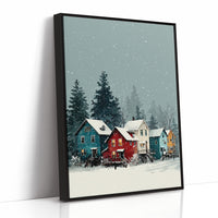 Snow Falls on Main Street