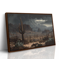 Moonlight Dances With Desert Giants