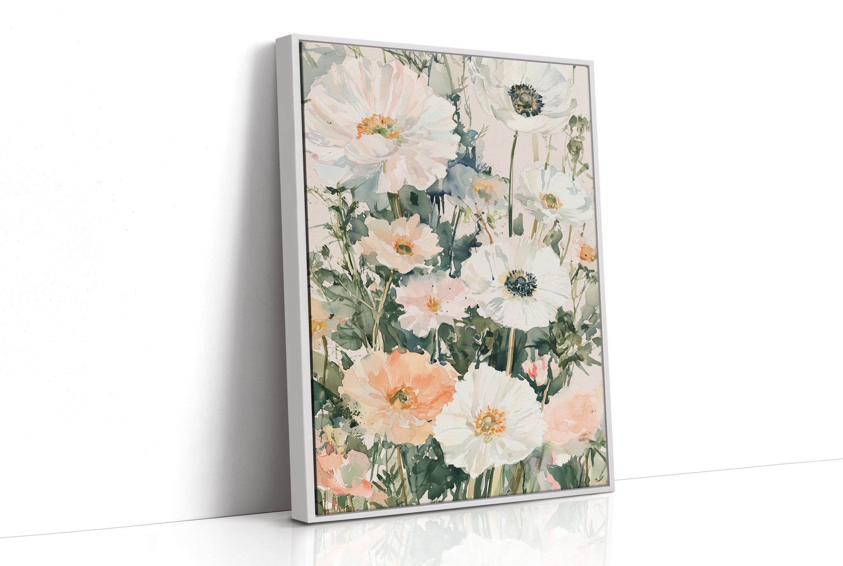 Anemones in Watercolor Bloom