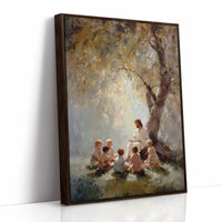 Gentle Words Beneath Autumn Boughs