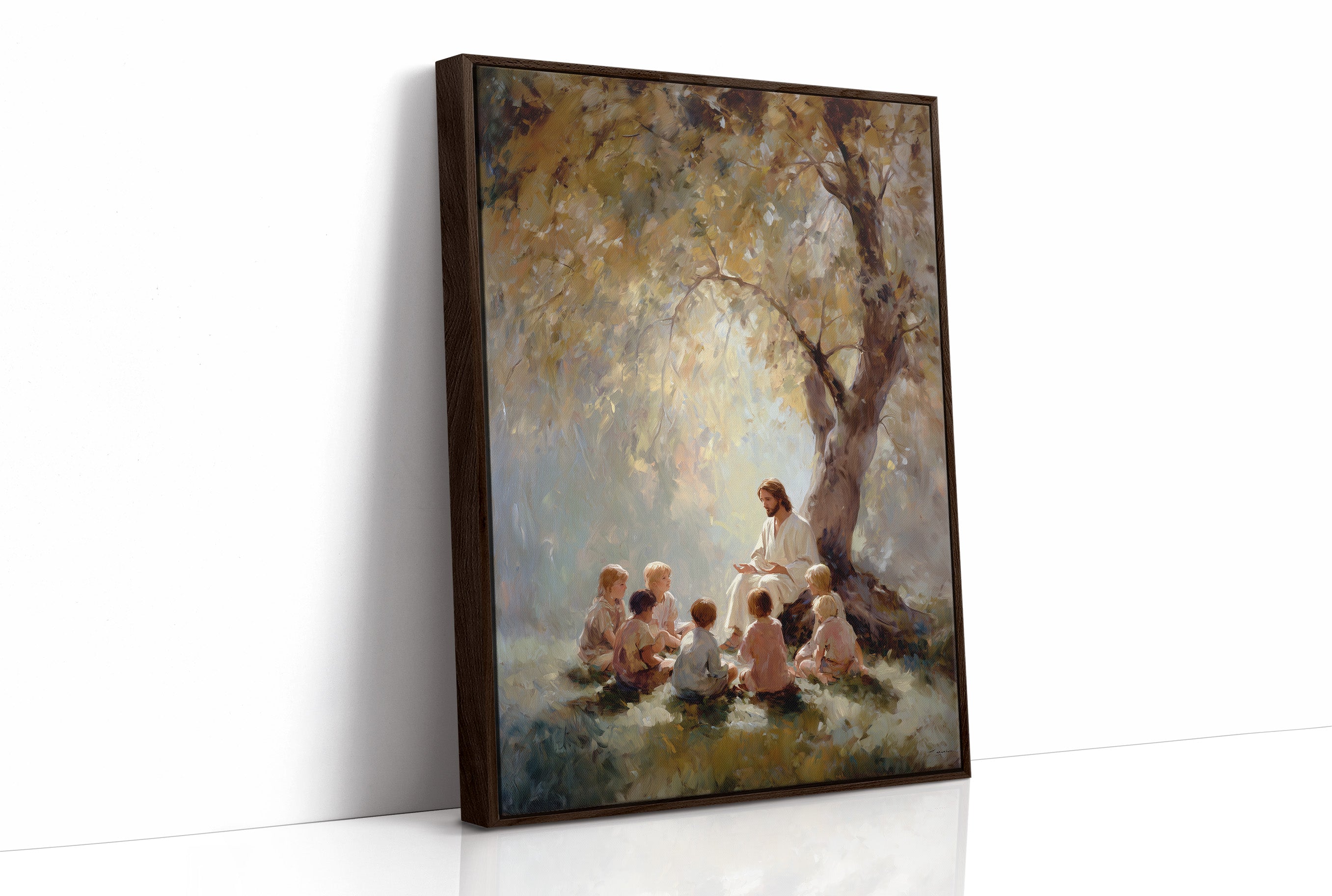 Gentle Words Beneath Autumn Boughs