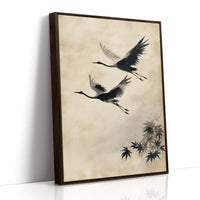 Cranes Paint Their Morning Dance