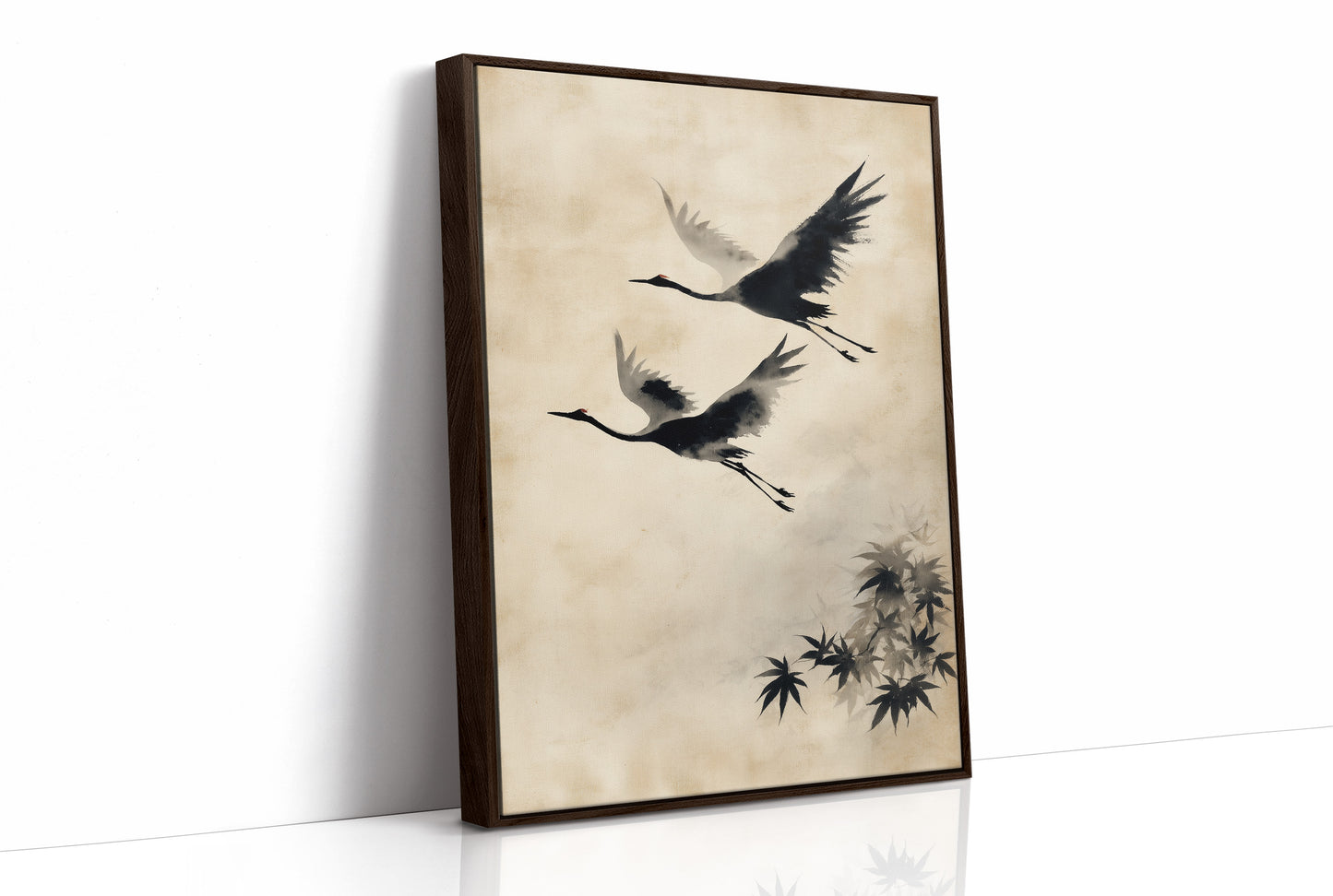 Cranes Paint Their Morning Dance