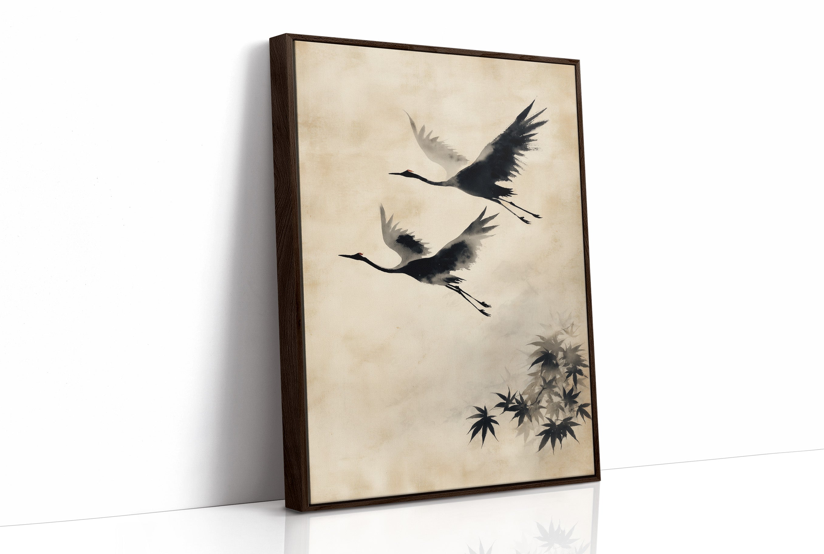 Cranes Paint Their Morning Dance