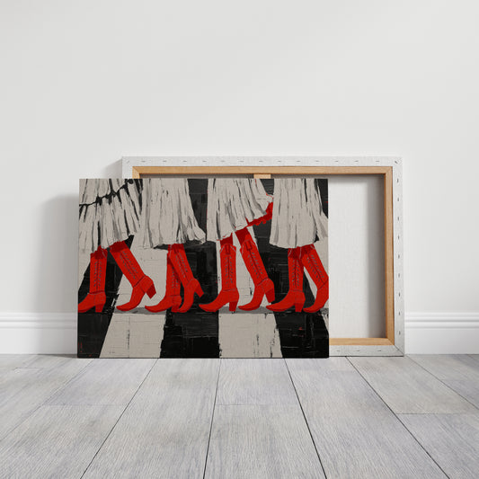 Red Boots March Into Forever